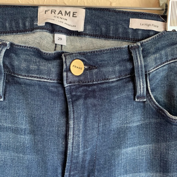 FRAME DENIM | Le High Flare Jean in Riverdale - Picture 3 of 6